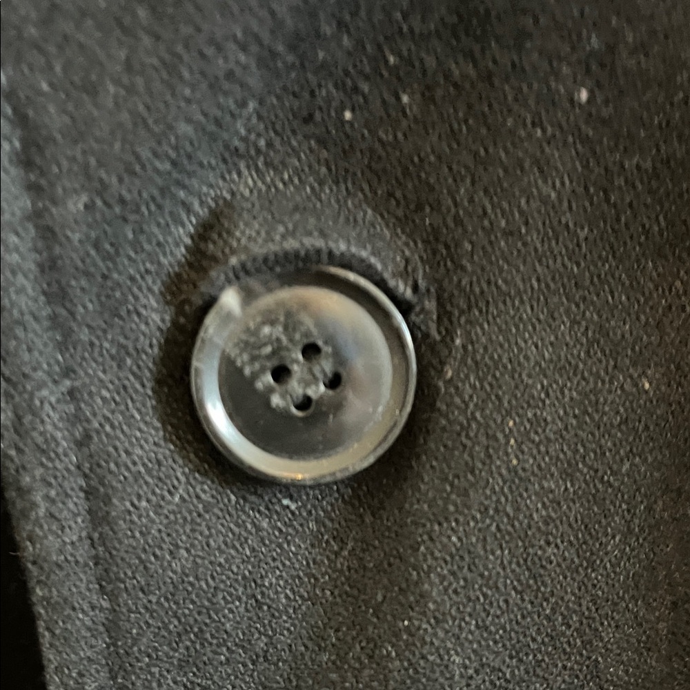 Calvin Klein Men's Classic Black Pea Coat - Picture 5 of 10